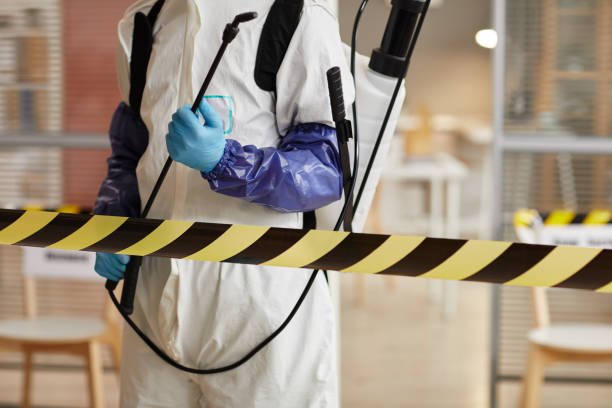 Professional Biohazard technician working in Woodbury, NY